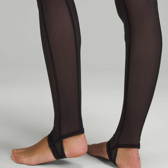 Lululemon Nulu and Crisscross Mesh Stirrup Tight Black - Picture 5 of 10